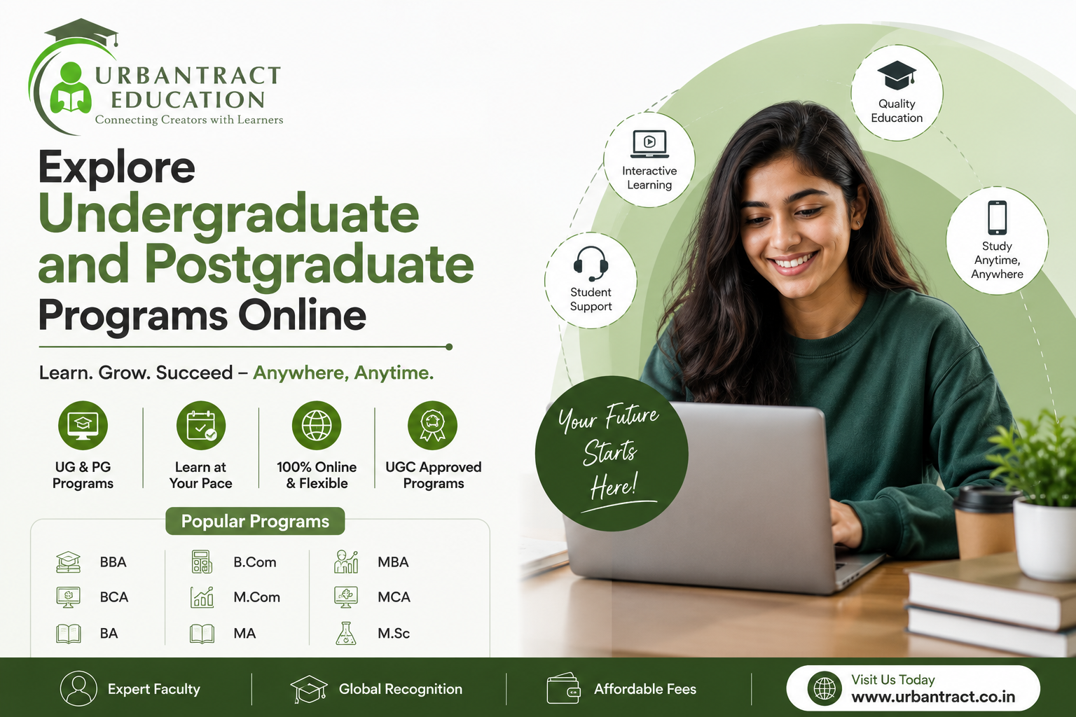 Explore UG and PG programs online