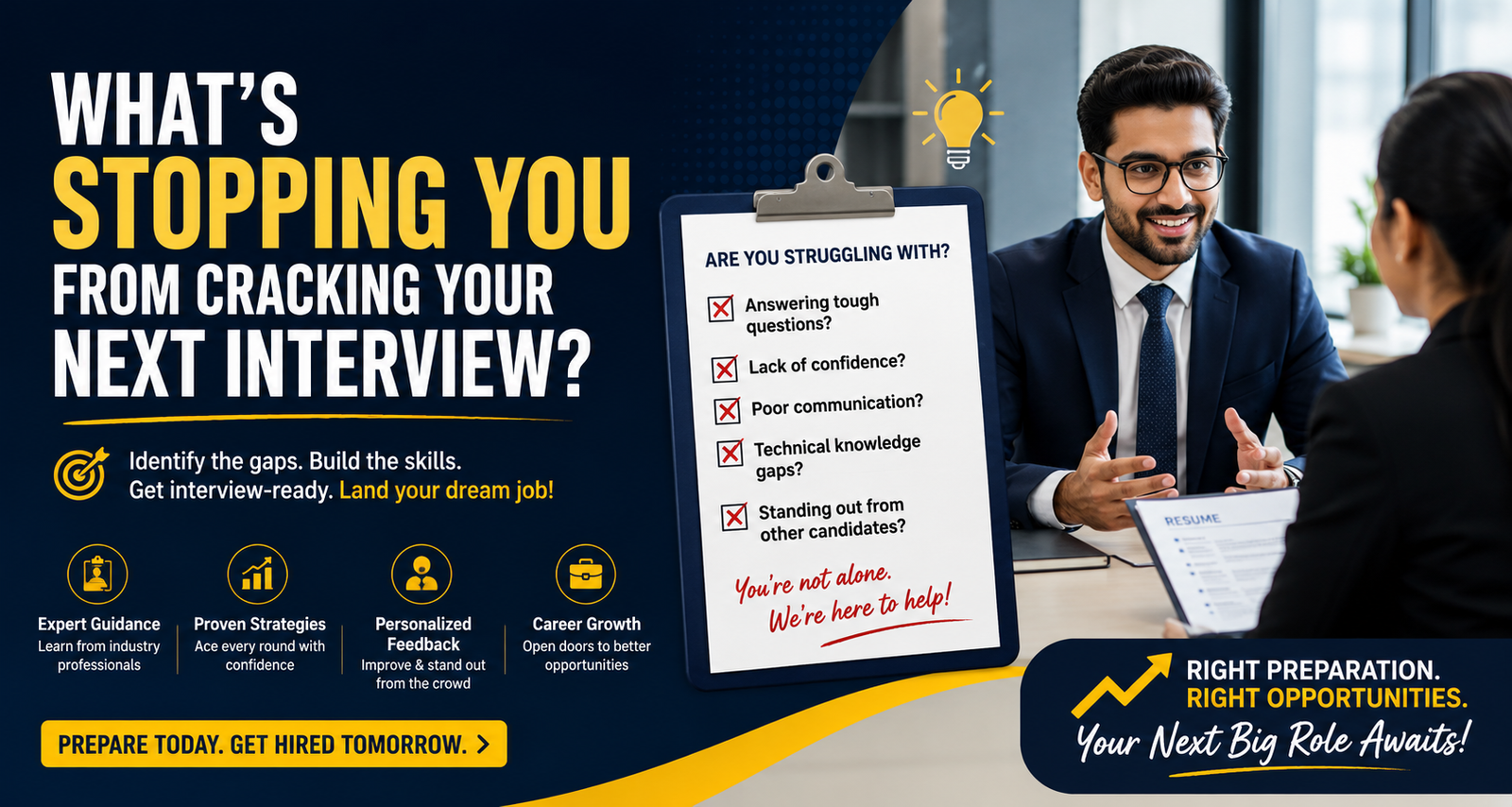 What's Stopping You from Cracking Your Next Interview?