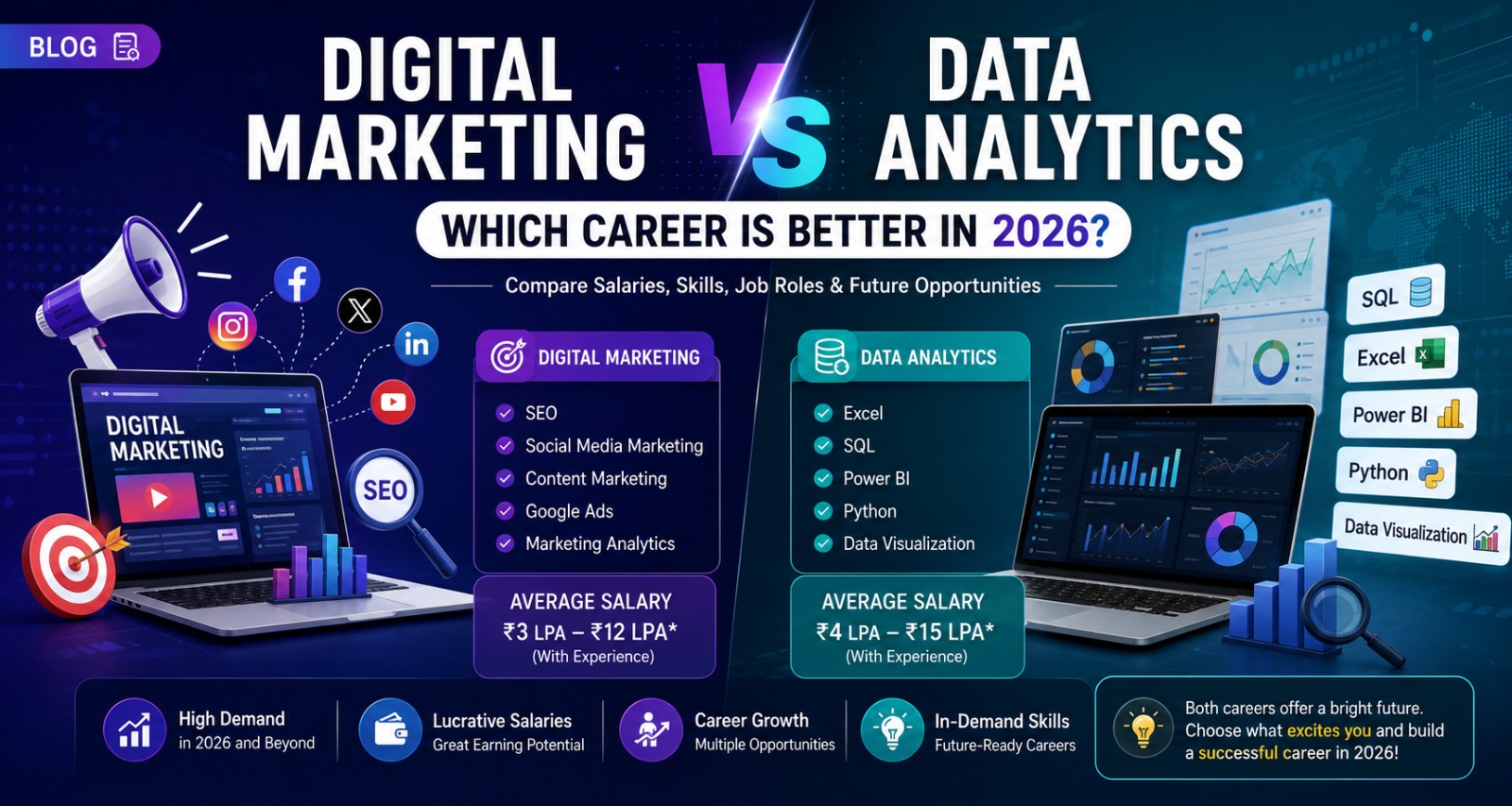 Digital Marketing vs data analytics